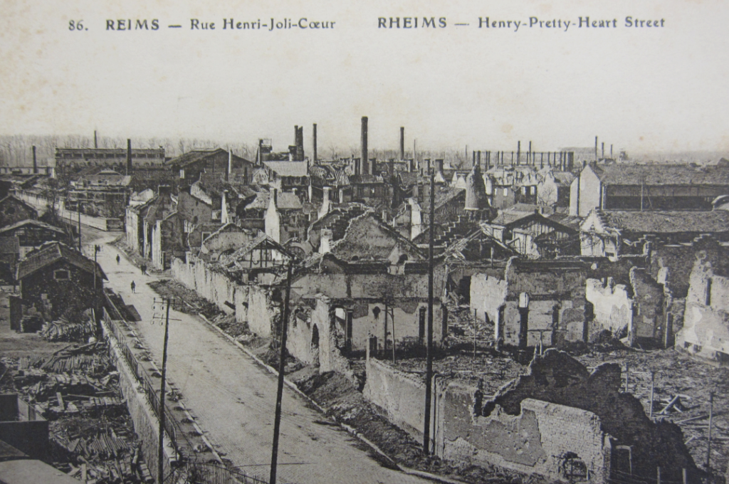 photo 2 rue jolicoeur bombardée (1918)